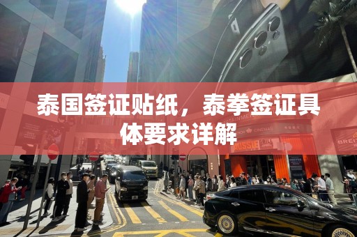 泰国签证贴纸，泰拳签证具体要求详解