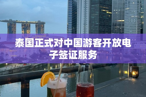 泰国正式对中国游客开放电子签证服务