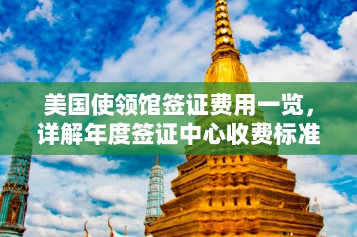 美国使领馆签证费用一览，详解年度签证中心收费标准