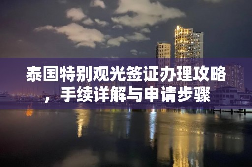 泰国特别观光签证办理攻略，手续详解与申请步骤