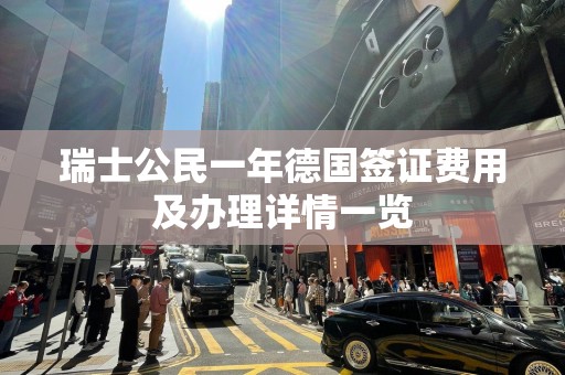 瑞士公民一年德国签证费用及办理详情一览