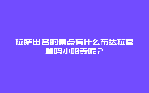 拉萨出名的景点有什么布达拉宫算吗小昭寺呢？