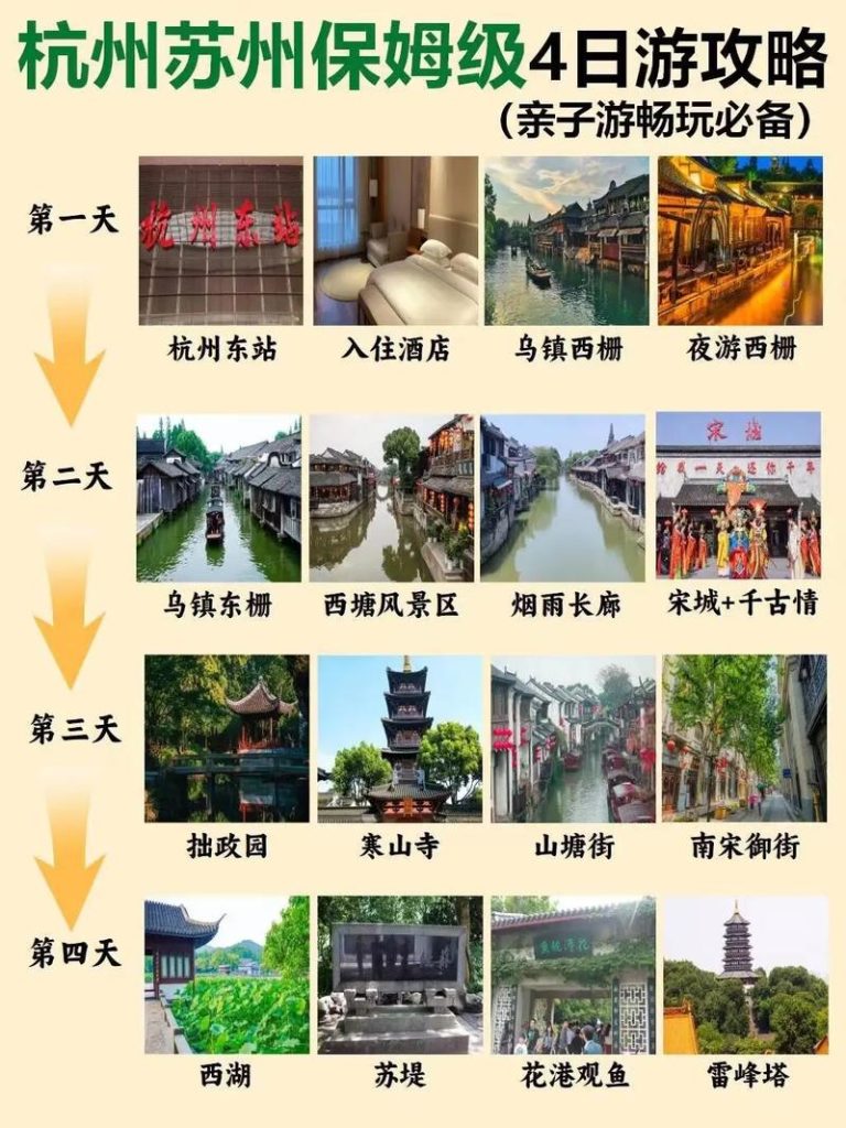 杭州自由行全攻略，杭州自由行路线怎样安排