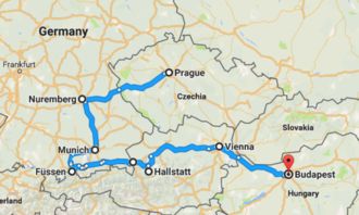 去欧洲的旅游路线