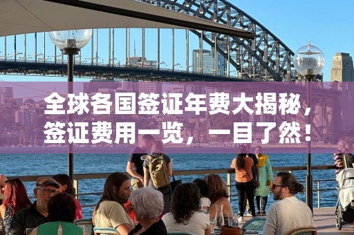 全球各国签证年费大揭秘，签证费用一览，一目了然！